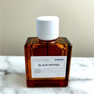 Korres Black Pepper EDT 1.69 oz - only sprayed a couple of times